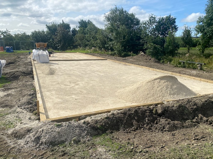 Ingbirchworth Petanque Terrains Build