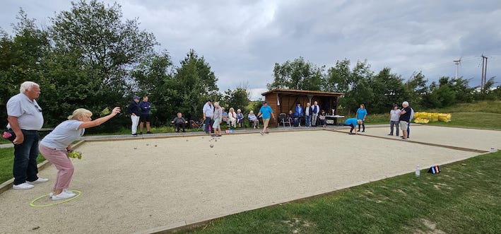 Ingbirchworth Petanque Terrains Completed